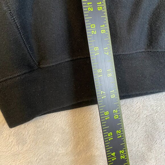 Champion Men's Crewneck Sweatshirt XS  Reverse Weave Black Cotton/Polyester - Picture 3 of 9